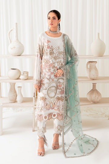 Ramsha D-1005 Rangoon Chiffon Collection Vol 10 Online Shopping